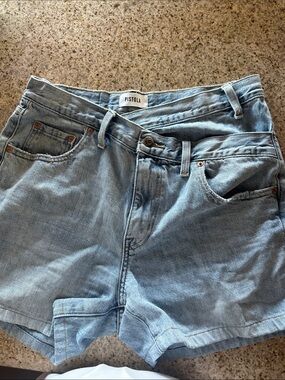 pistola Light Wash Denim Jean Shorts